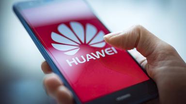 Smartphone des chinesischen Herstellers Huawei