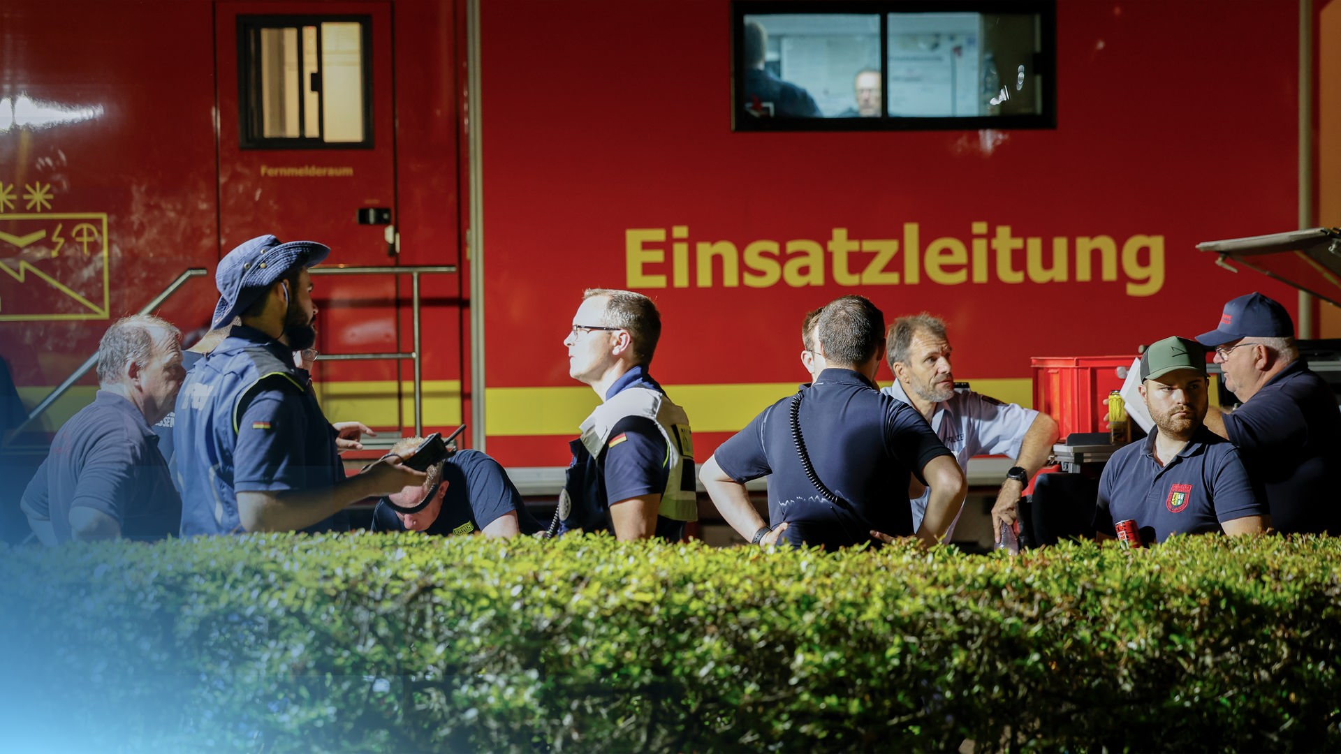 Einsatzkräfte der Feuerwehr