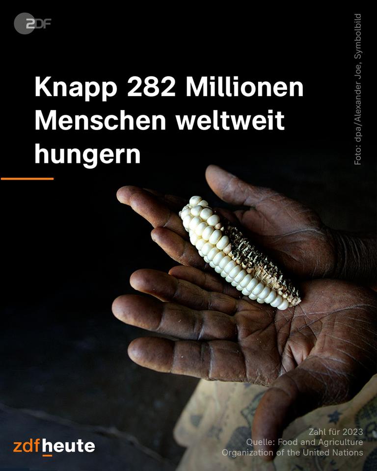 282 Millionen Menschen hungern weltweit