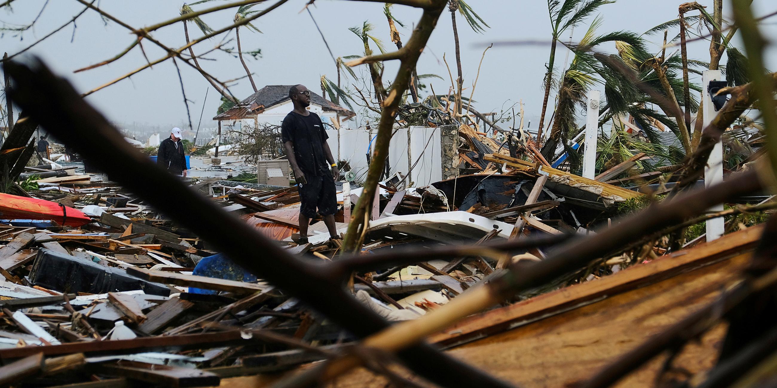 Archiv: Zerstörungen durch Hurrikan Dorian am 02.09.2019 auf den Bahamas