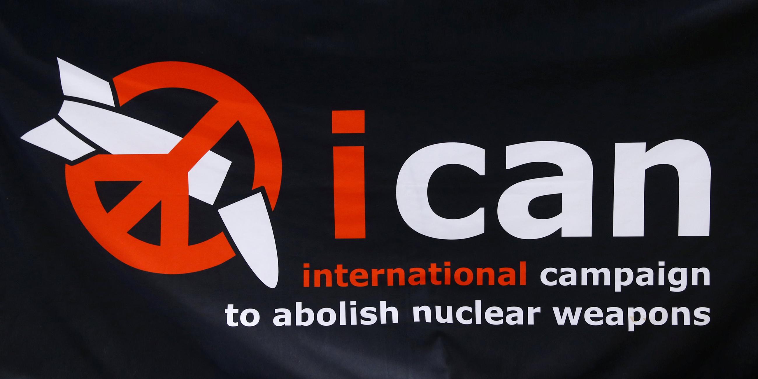 Logo der International Campaign to Abolish Nuclear Weapons (ICAN)
