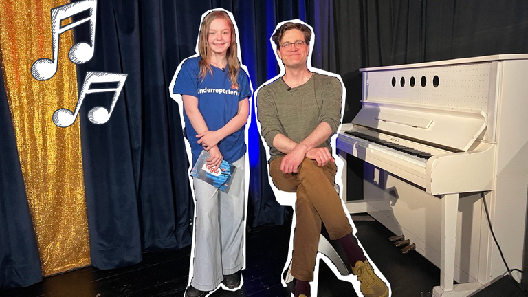 Kinderreporterin Ida mit Bodo Wartke