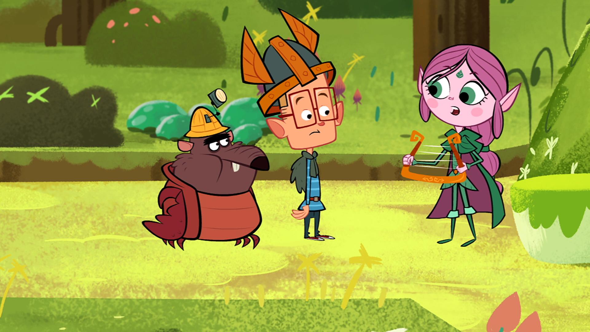 Ratrick, Vipkrad und Ephi sind auf dem Weg zum König der Elfen. Die drei halten im Wald bei einem grünen Stein mit Notenschlüsseln. Ephi hält Vipkrad eine heilige Harfe hin, auf der er die Hymne der Elfen spielen soll, damit der Stein ihnen den Weg zum Elfenkönig weist.