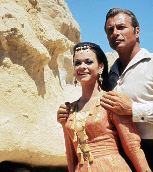 Ingscha (Marie Versini) und Kara Ben Nemsi (Lex Barker)