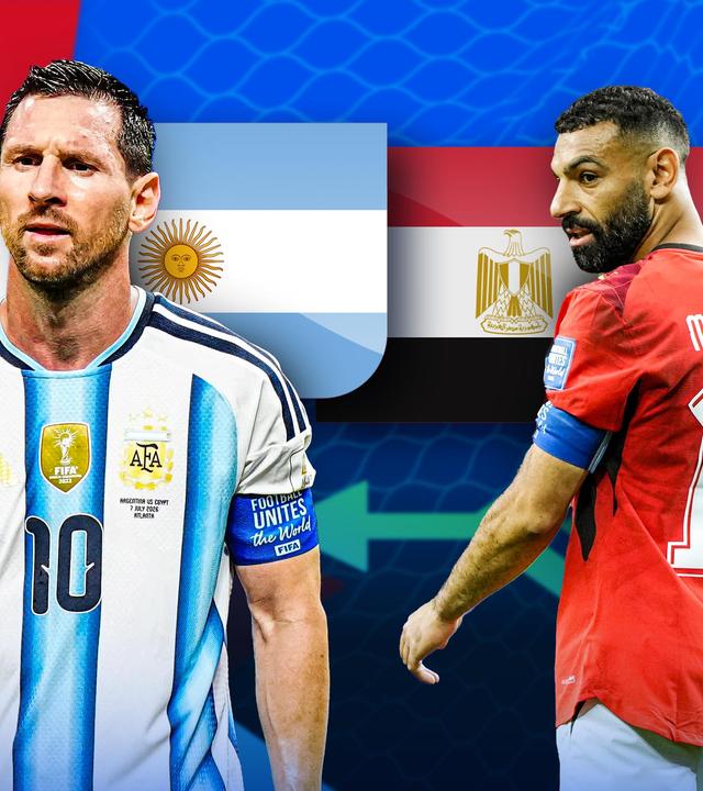 Argentinien gegen Ägypten - das Re-Live