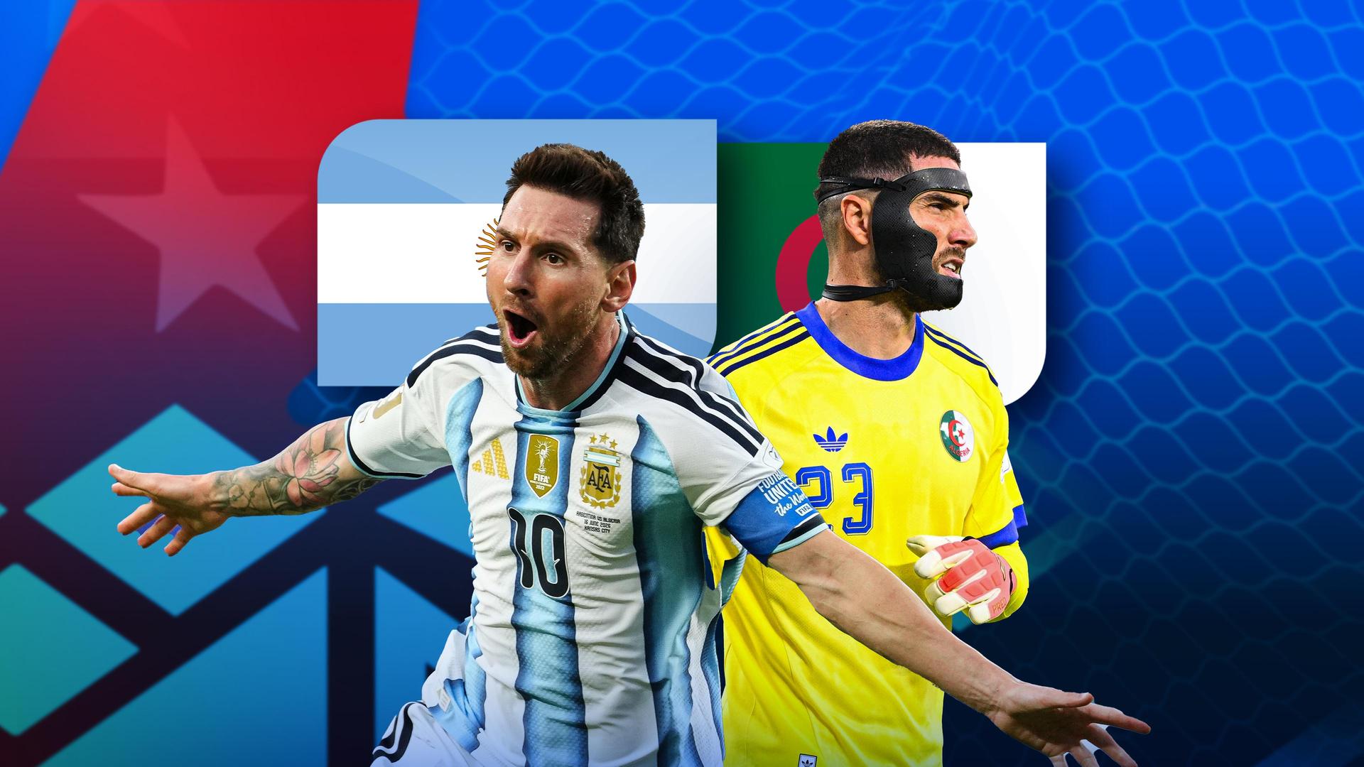 Argentinien gegen Algerien - das Re-Live