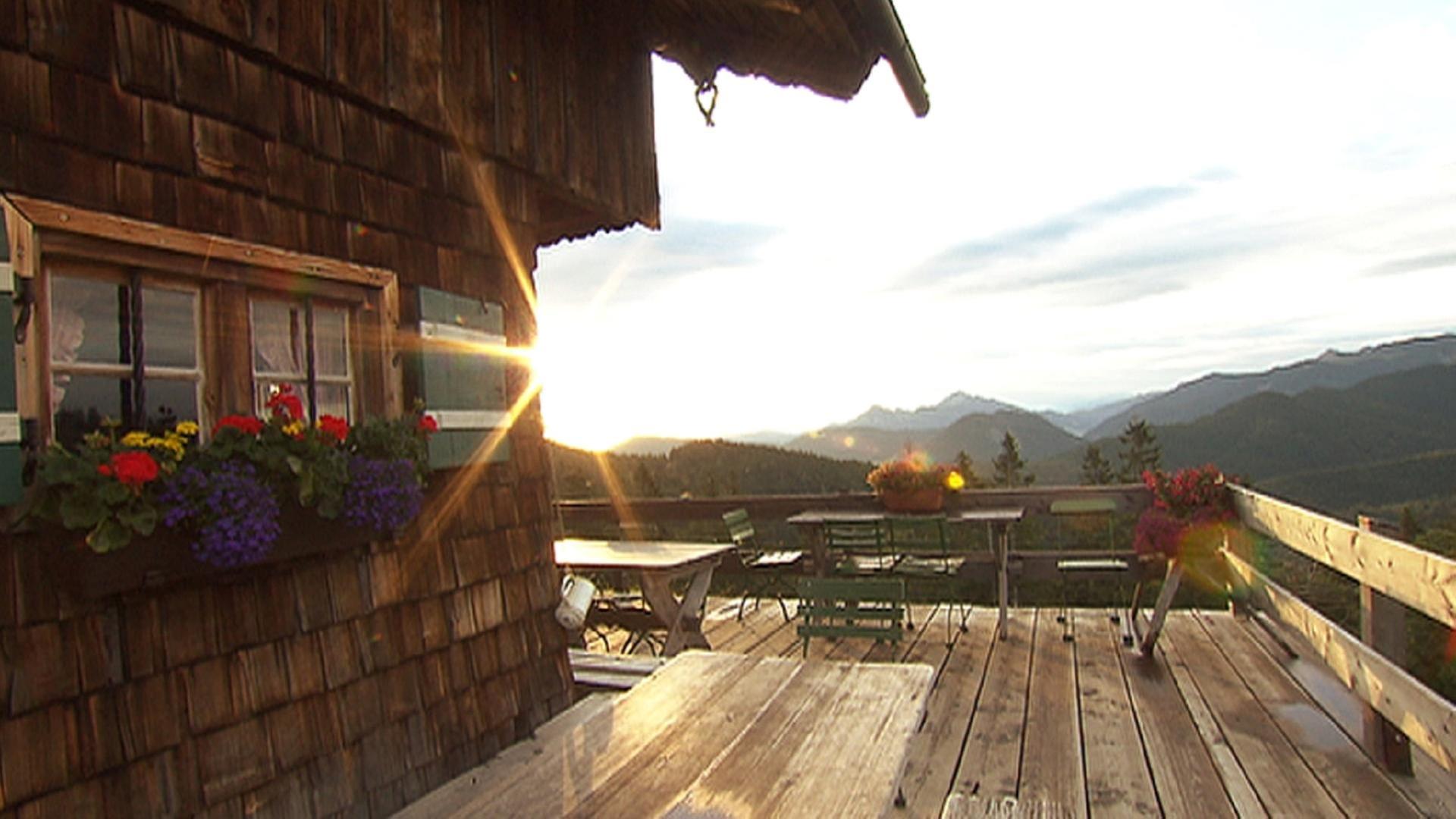 Auf Almen und Berghütten