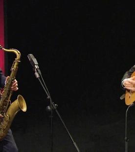 Axel Wolf & Hugo Siegmeth: Barocklaute / Jazz-Saxophon