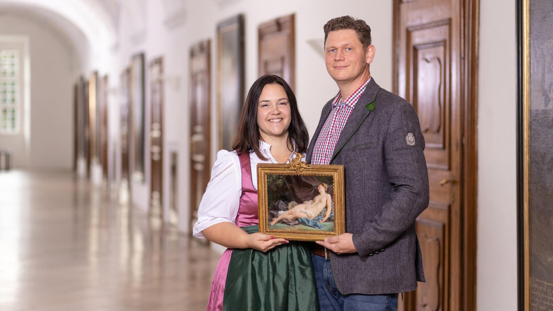 Berauschend: Gemälde "Nackte Bacchantin" und mehr ...