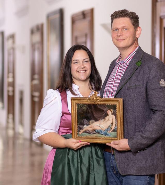 Berauschend: Gemälde "Nackte Bacchantin" und mehr ...