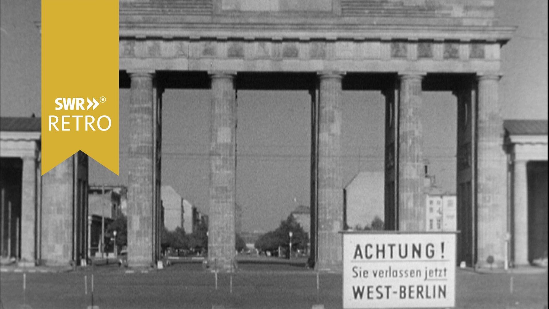 Berlin nach dem Bau der Mauer 1961