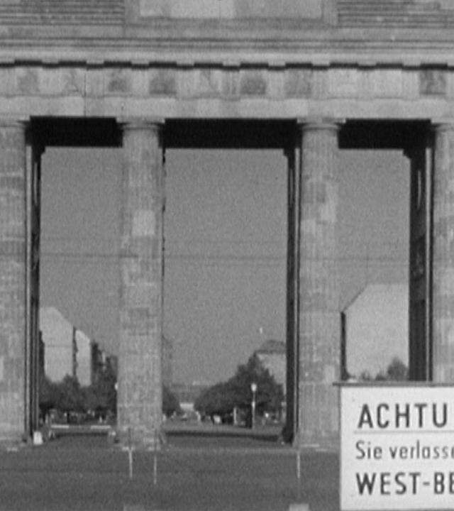 Berlin nach dem Bau der Mauer 1961