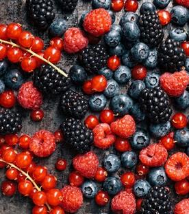 Brombeere und Himbeere