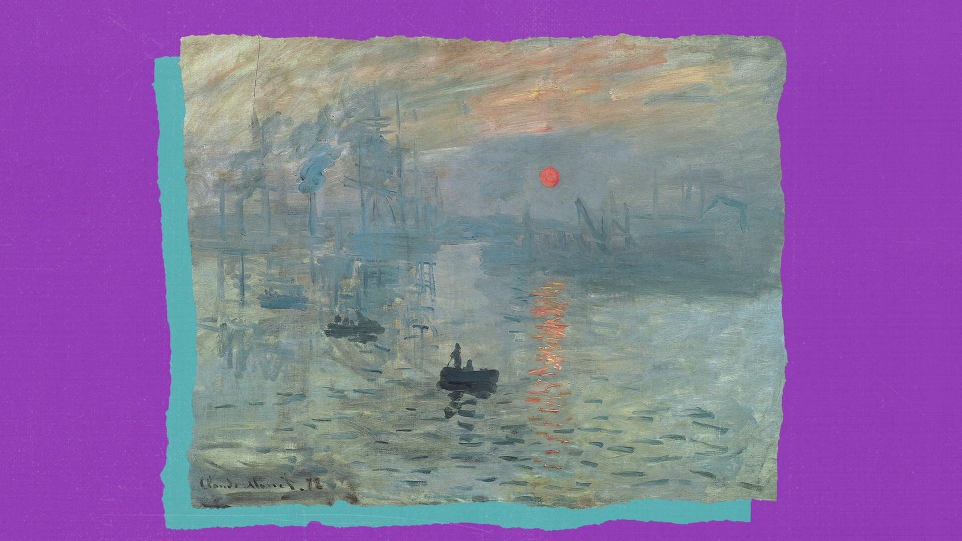 Claude Monet: Sonnenaufgang, Seerosen und ein grünes Kleid