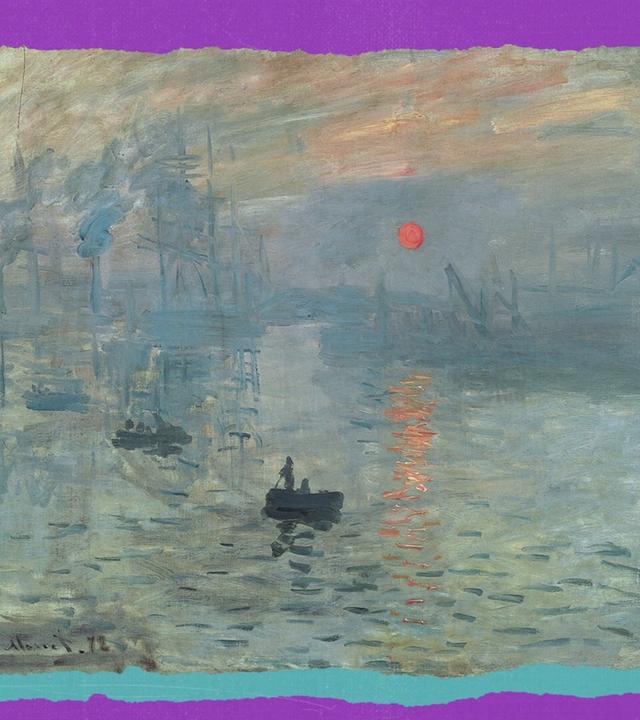 Claude Monet: Sonnenaufgang, Seerosen und ein grünes Kleid