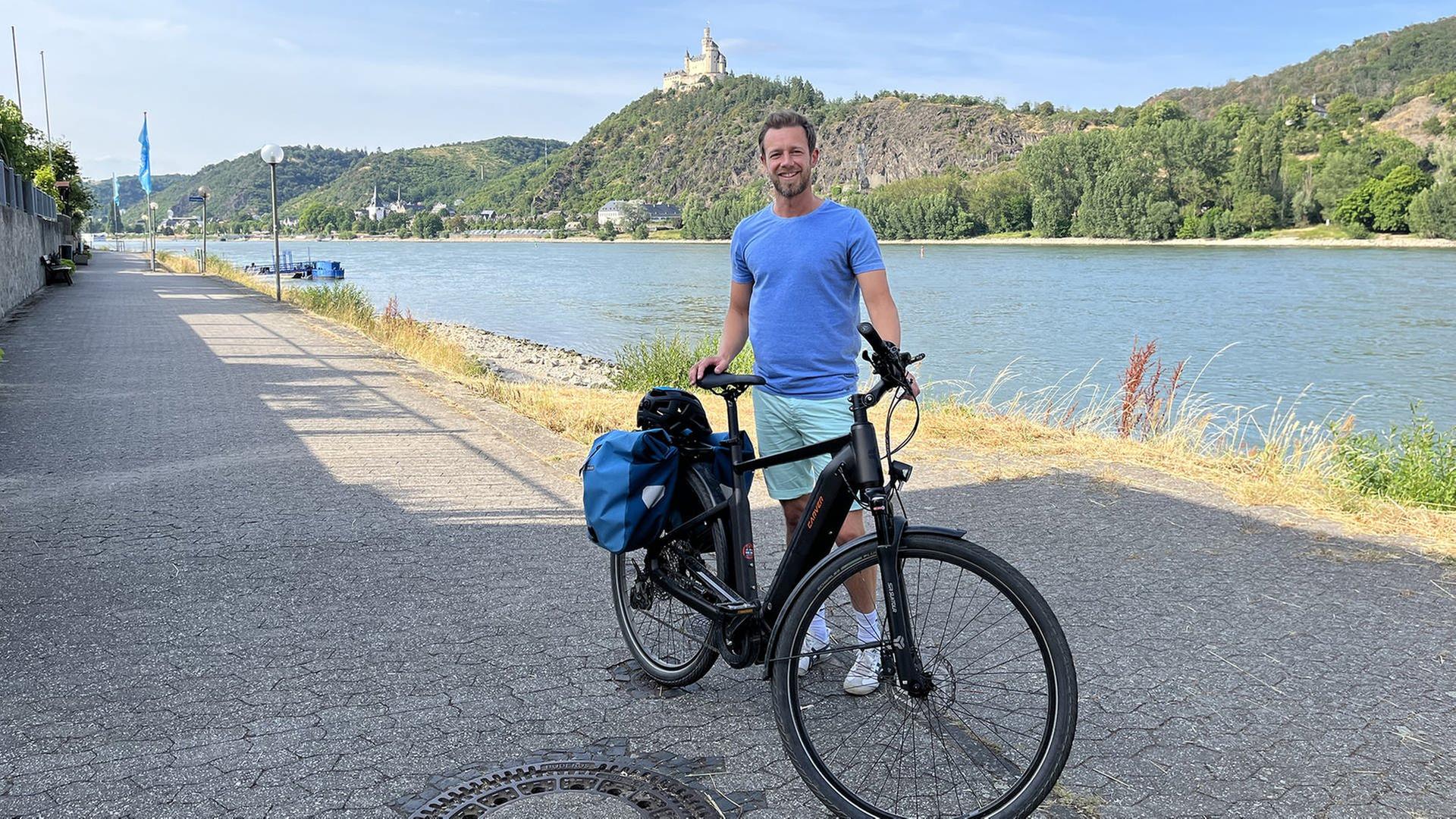 Der Rheinradweg von Mainz nach Koblenz