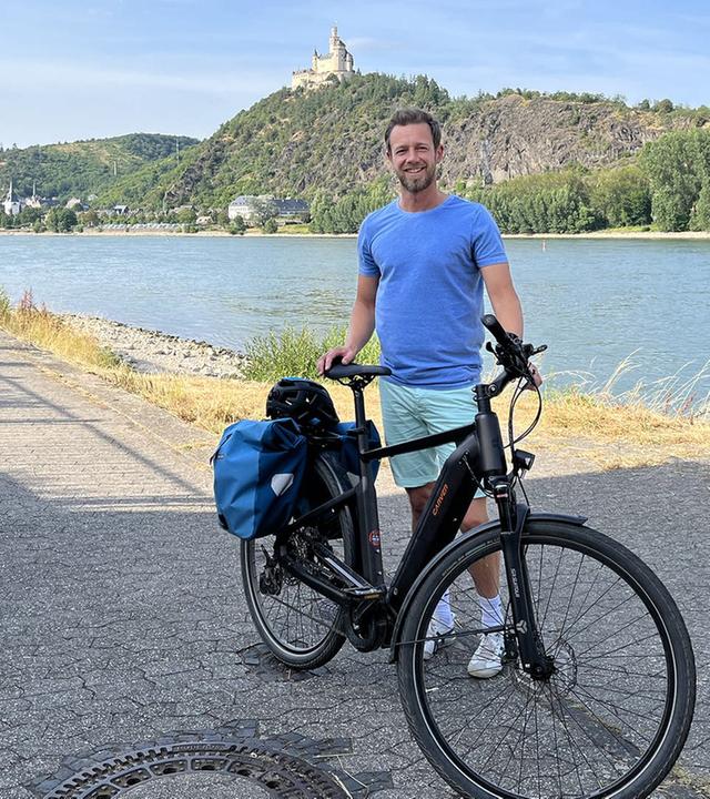 Der Rheinradweg von Mainz nach Koblenz