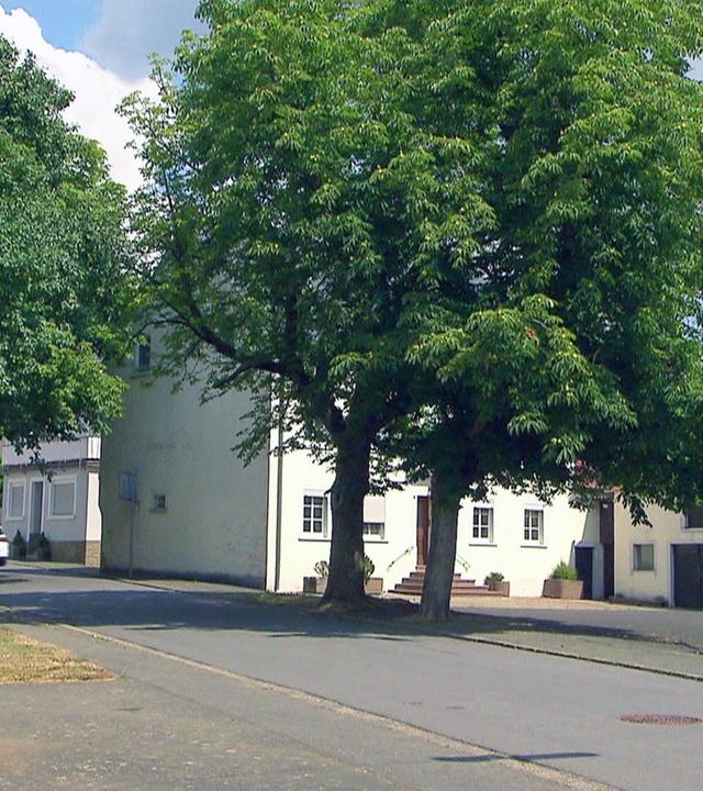 Die Donatusstraße in Matzen