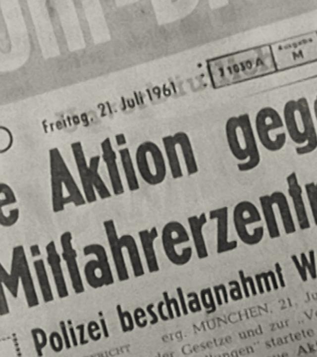 Die ersten Mitfahrdienste in der BRD gibt es seit 1951