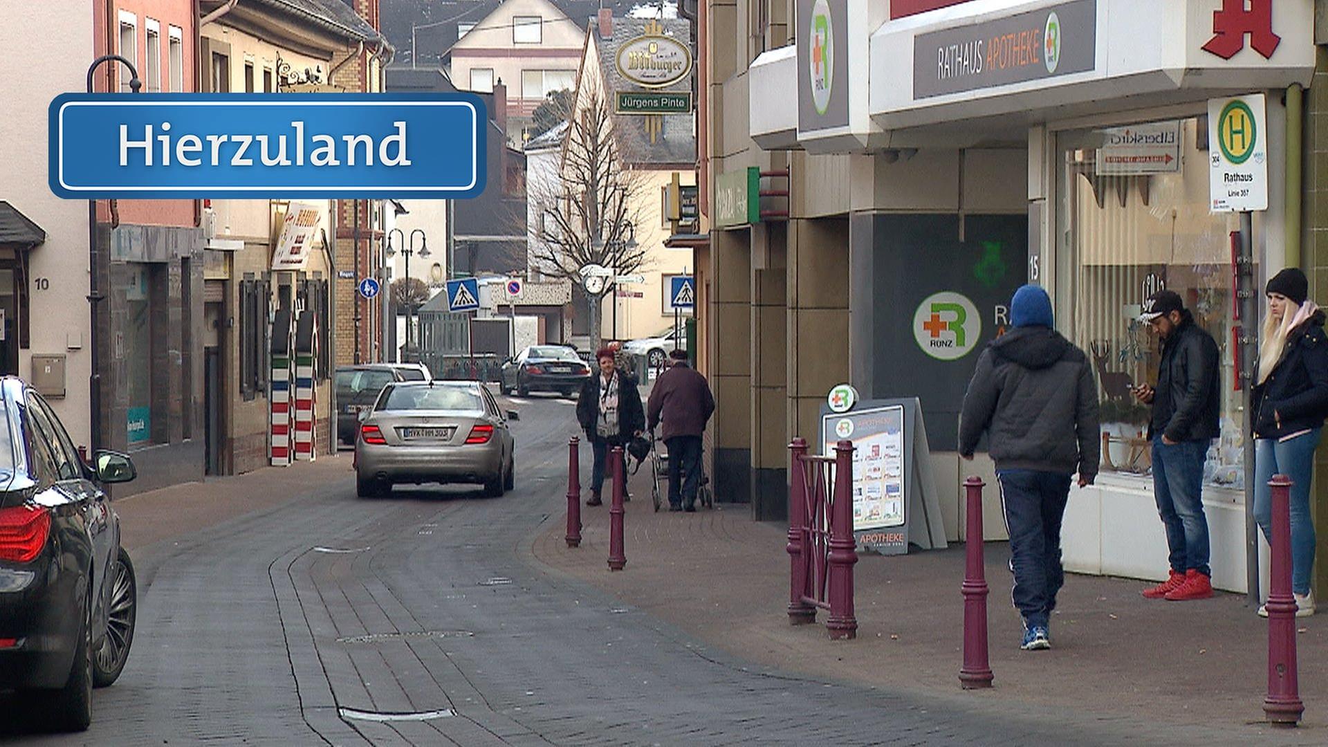Die Kapellenstraße in Mülheim-Kärlich