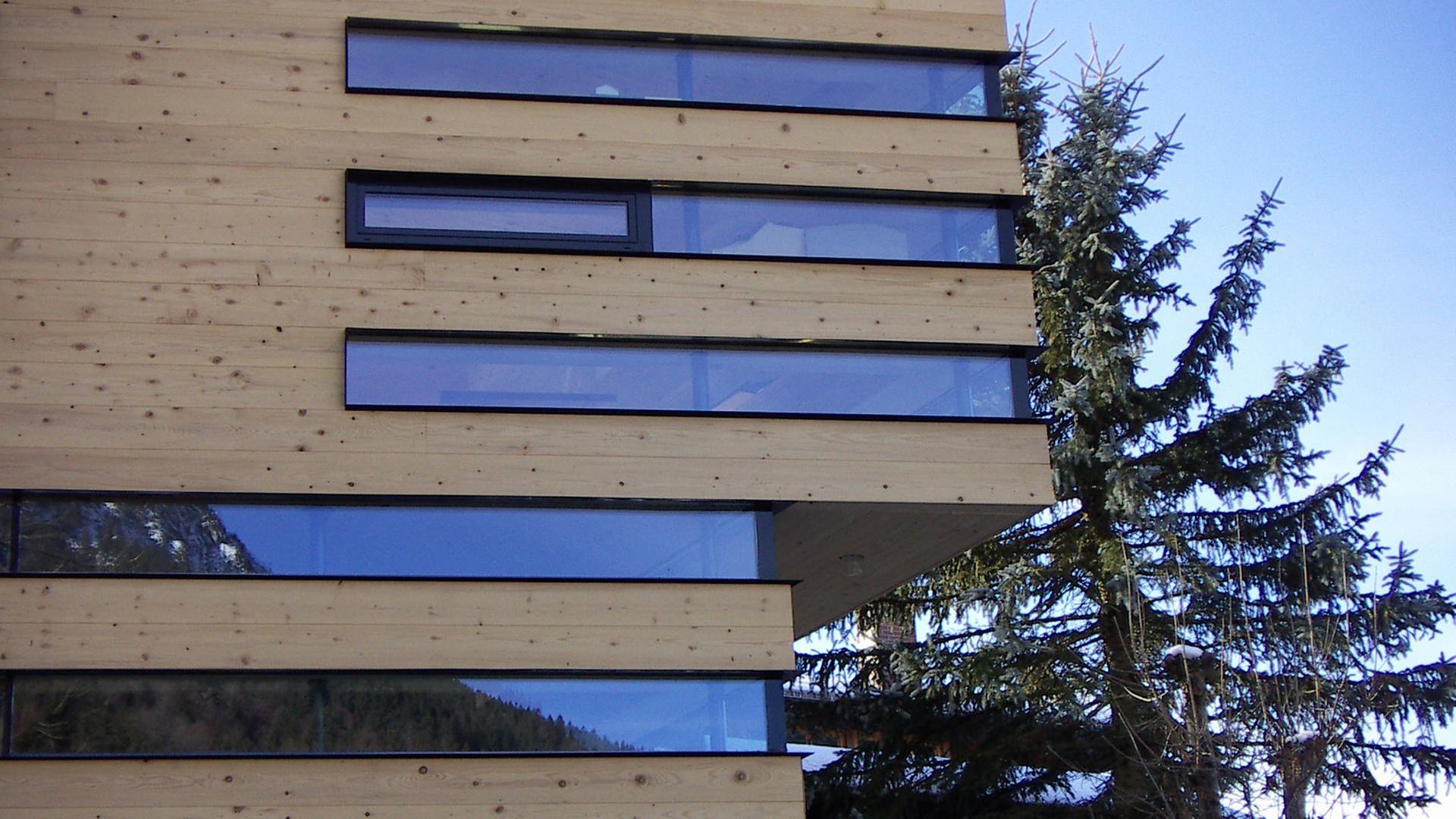 Ein Holzhaus im Allgäu