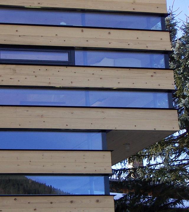 Ein Holzhaus im Allgäu