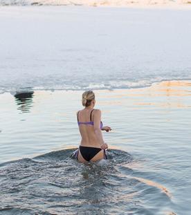 Eisbaden, Medmobil, Abnehmspritze