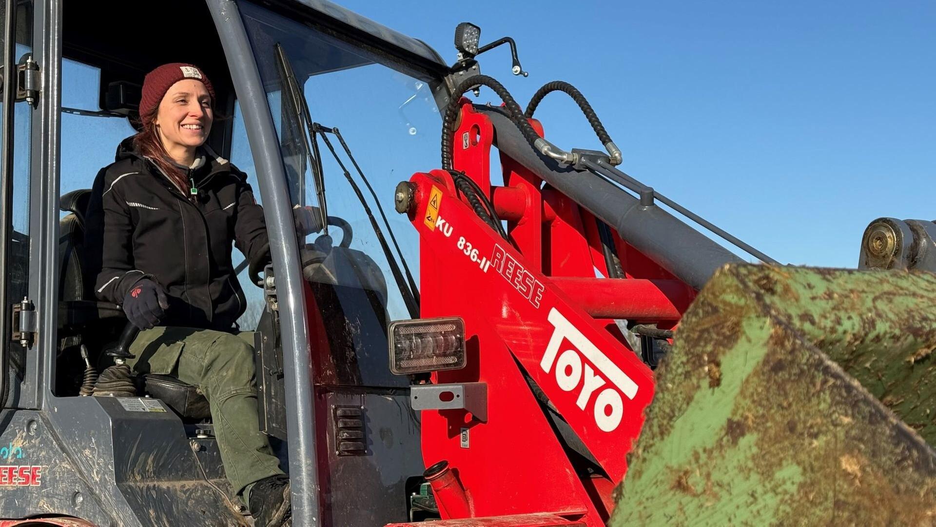 Endlich wieder Bagger fahren