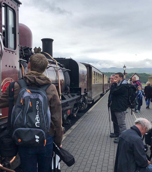 Entlang der Cambrian Coast in Wales