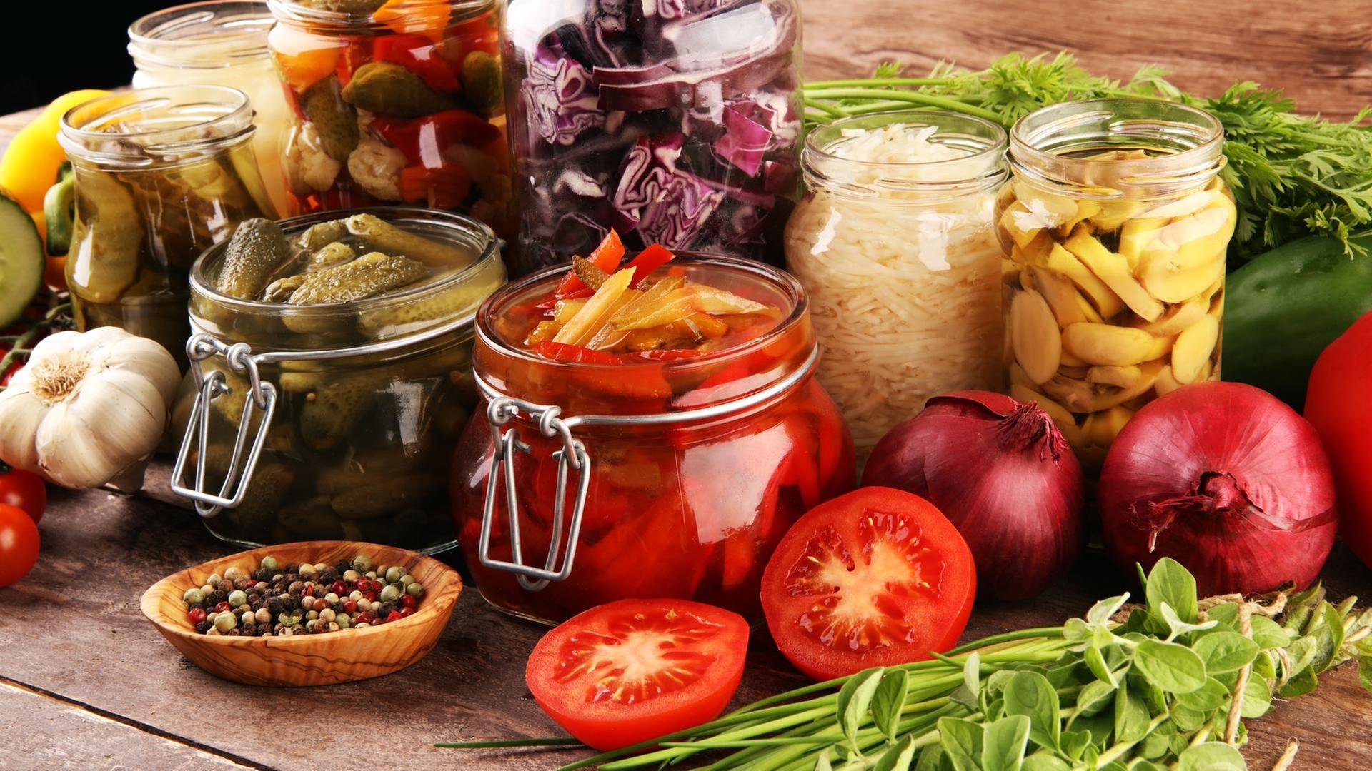 Fermentierte Lebensmittel, bunte Beete, Kung Fu