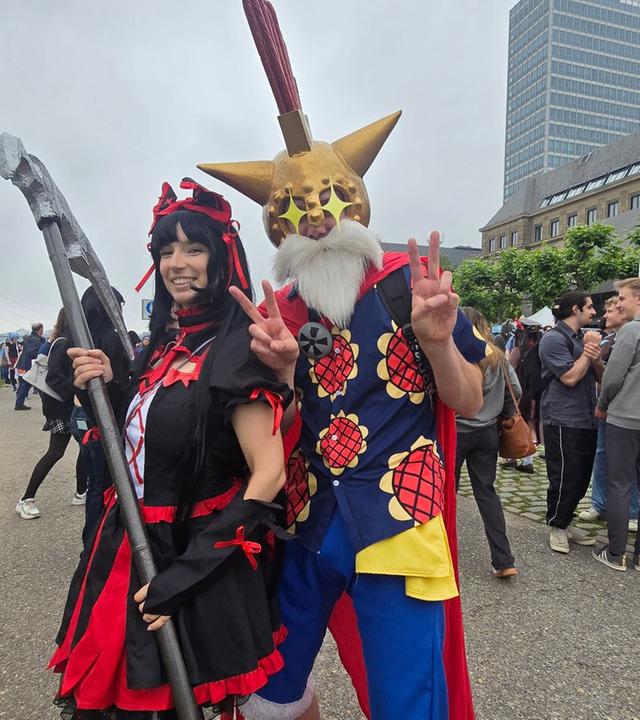 Feuerzauber über Düsseldorf