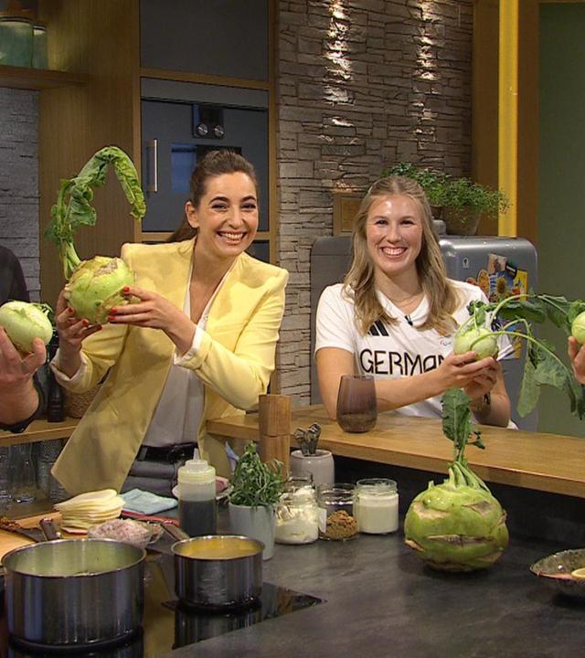 Ganze Sendung - Rollstuhl-Basketballerin, Arztbesuche bei Männern, Dreierlei Kohlrabi