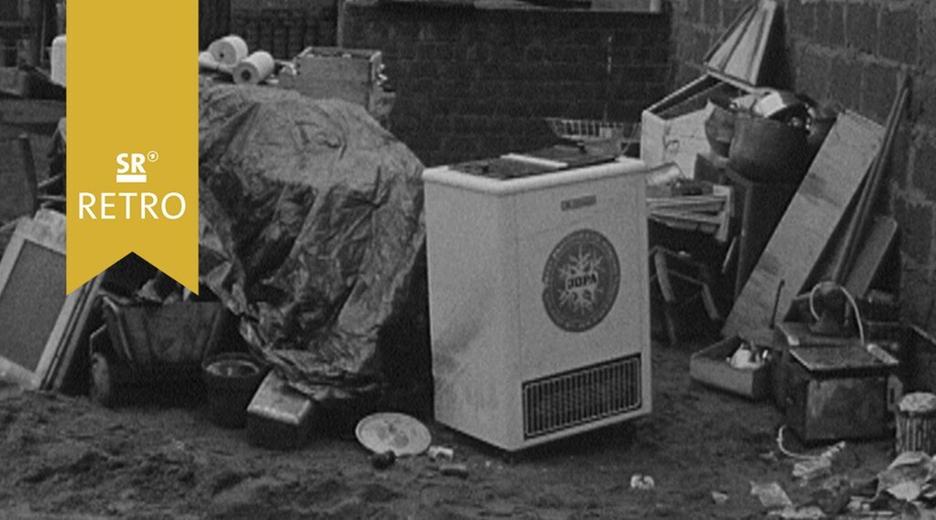 Hochwasser-Schäden in Großrosseln