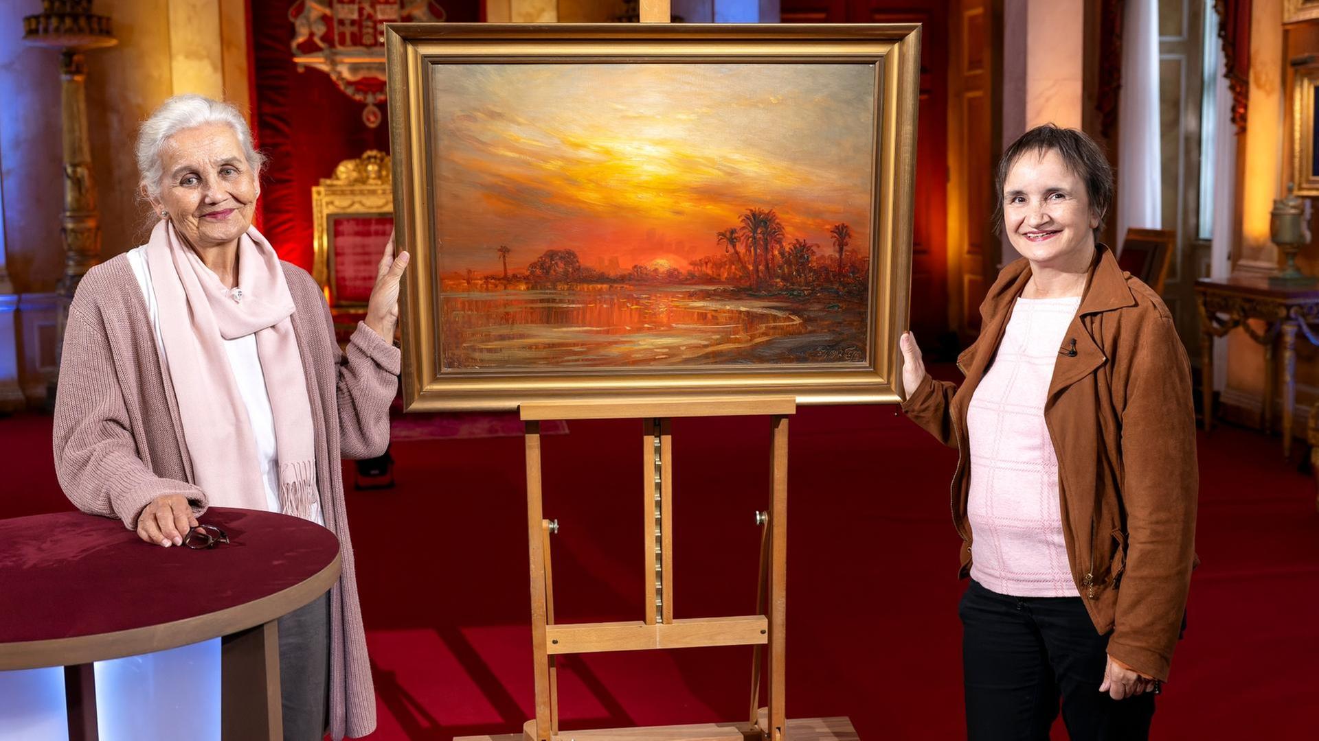 In Licht getaucht · Gemälde "Sonnenuntergang" und mehr