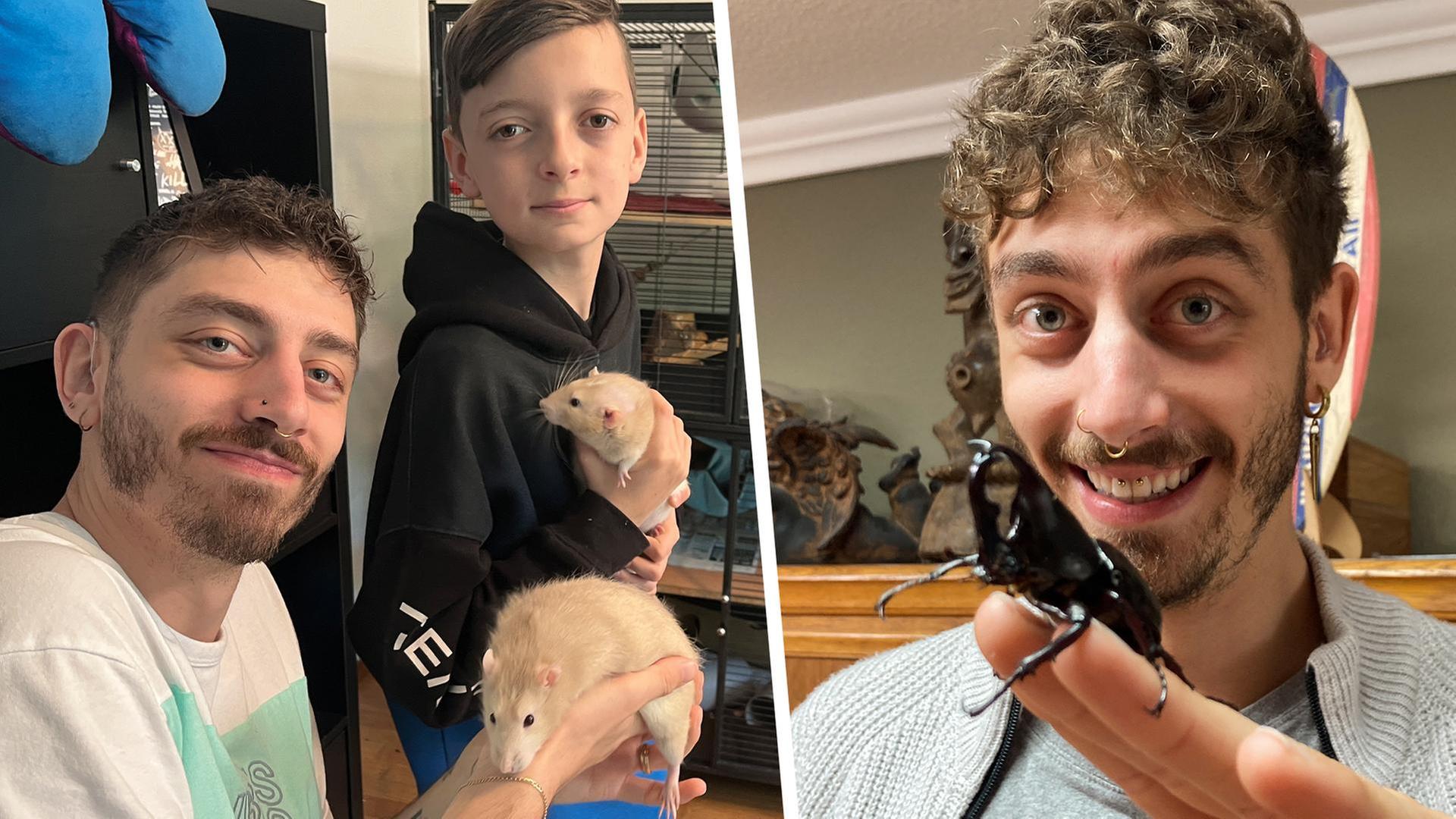 Jason und die Haustiere - Farbratte und Käfer