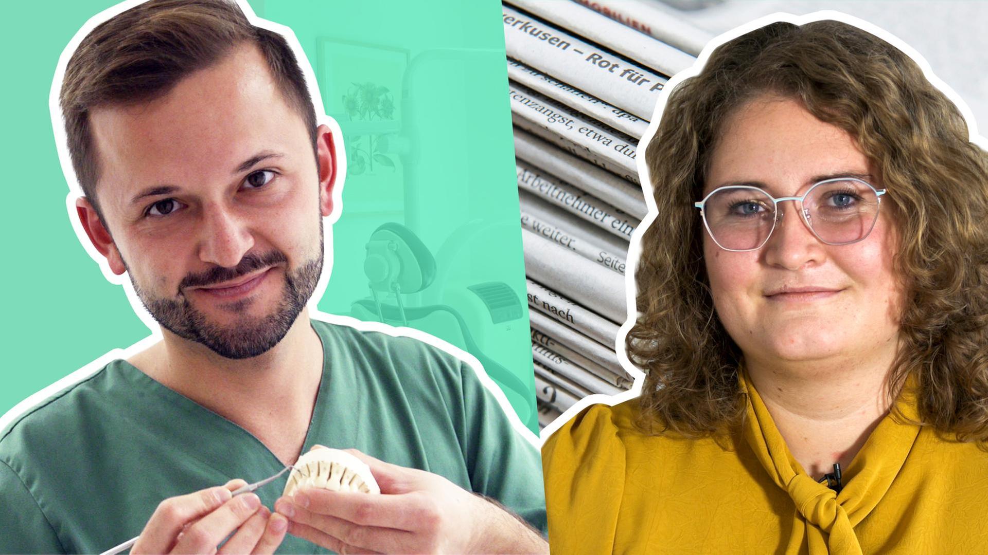 Job: Zahnarzt, Journalistin bei der Tageszeitung