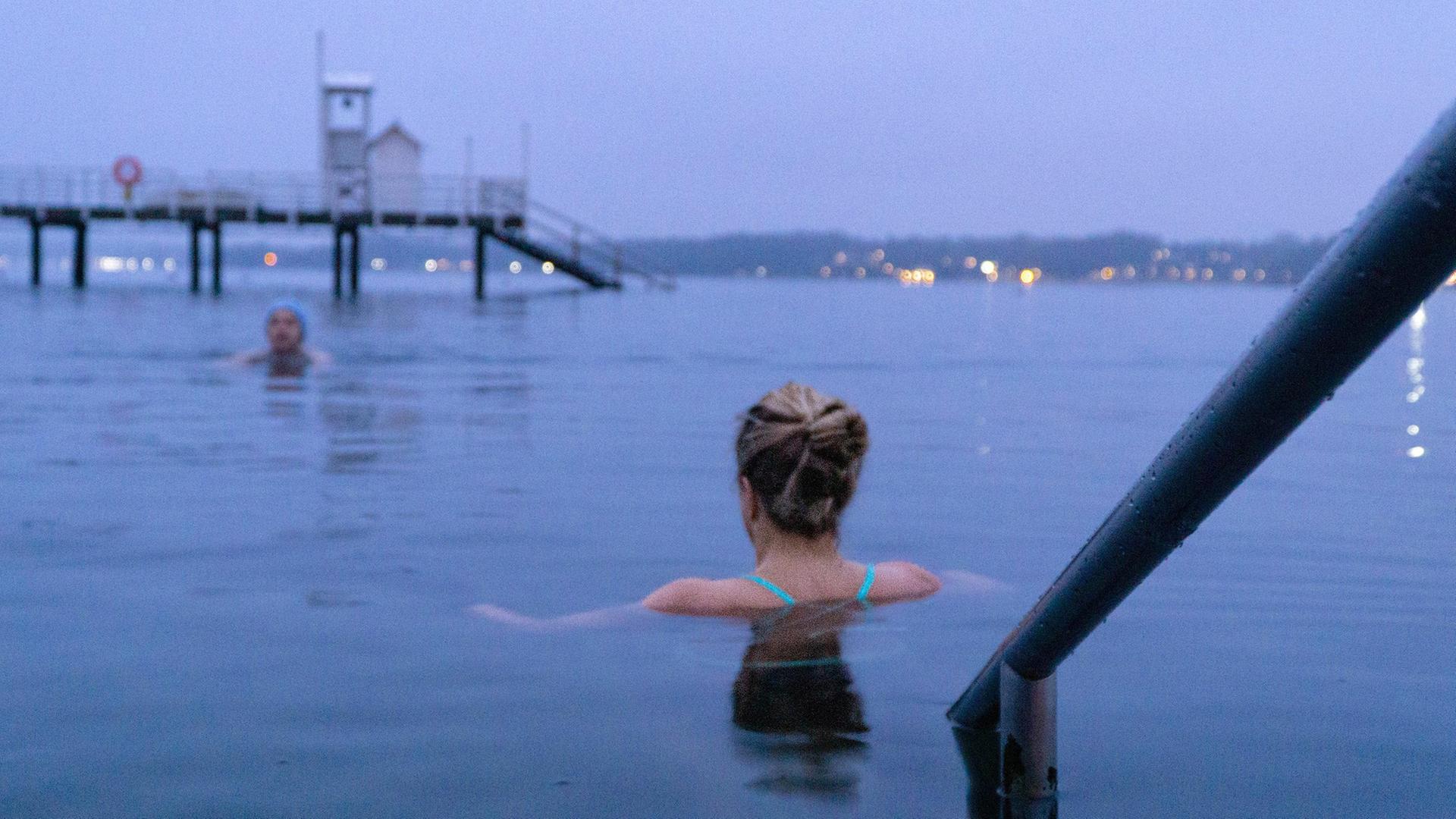 Kalt, kälter, Winterbaden