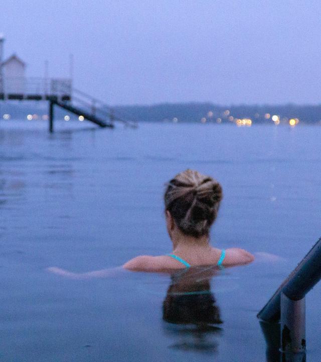 Kalt, kälter, Winterbaden