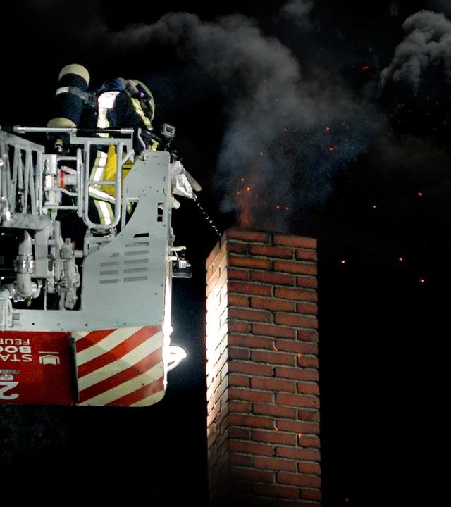 Kaminbrand – Wasser ist keine Option