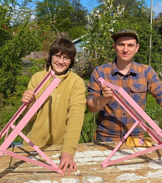 Kleingarten-Influencer - Großstädter im Beet