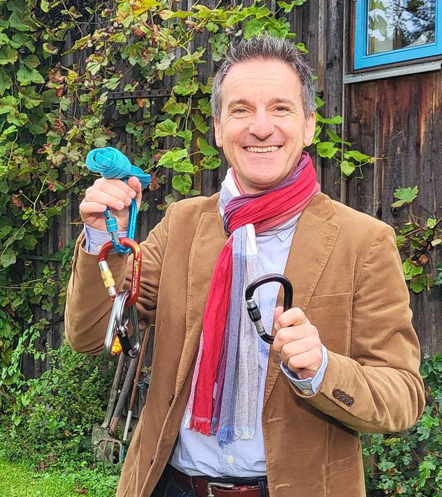 Klettertour mit dem Vater der Huberbuam, Paul Enghofer und der Kalbsnierenbraten und mehr