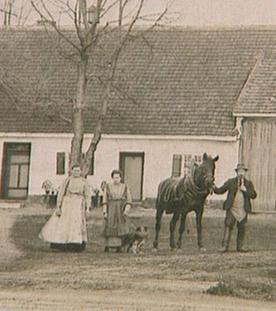 Kolonistenhäuser im Donaumoos