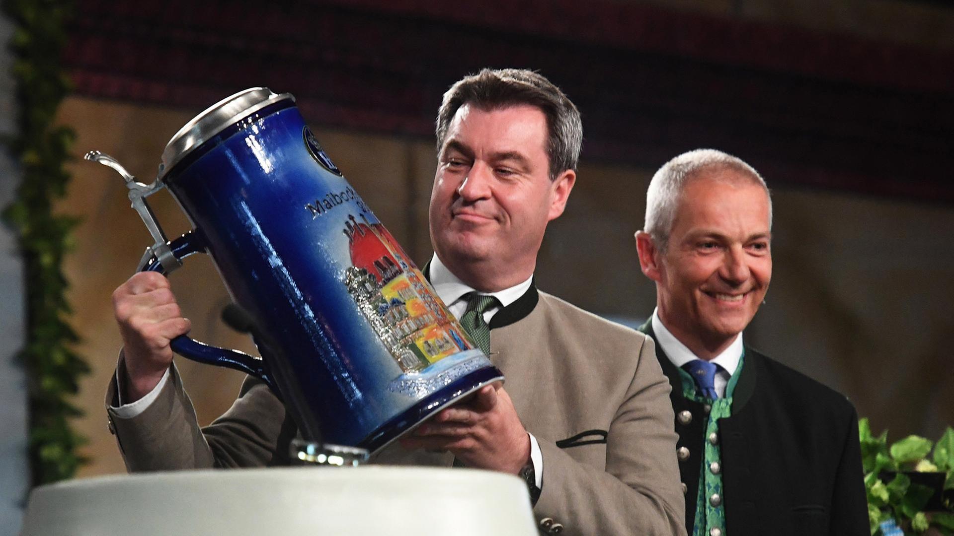 Kraftvoll ist des Bockes Macht · Der Maibockanstich im Hofbräuhaus