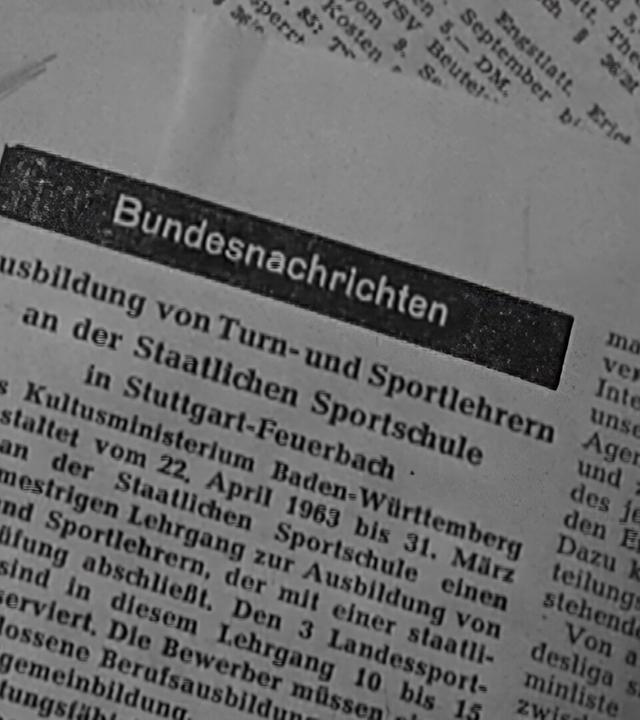 Lehrermangel damals · Baden-Württemberg sucht Sportlehrer