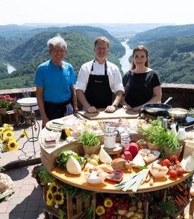 Lewwerknepp mit Sauerkraut und Kartoffelpüree