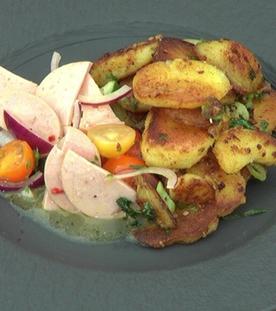 Lyonersalat mit Gereeschde