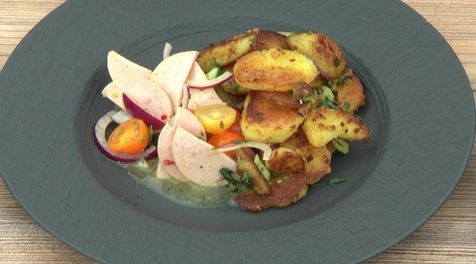 Lyonersalat mit Gereeschde