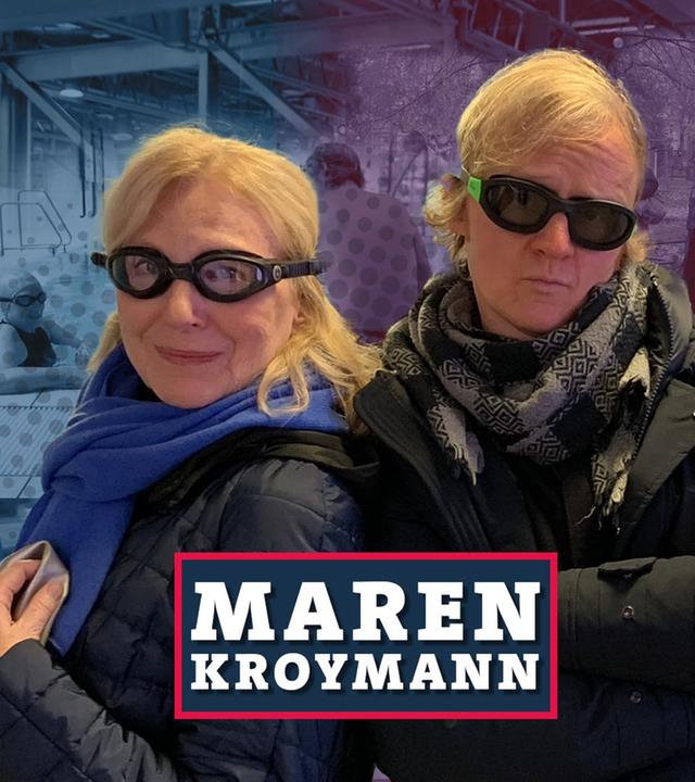Maren Kroymann schwimmt gerne mit Kraul-Kappen