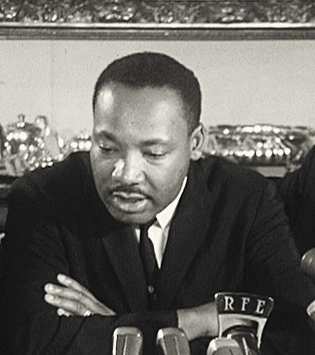 Martin Luther King - Pressekonferenz in Berlin