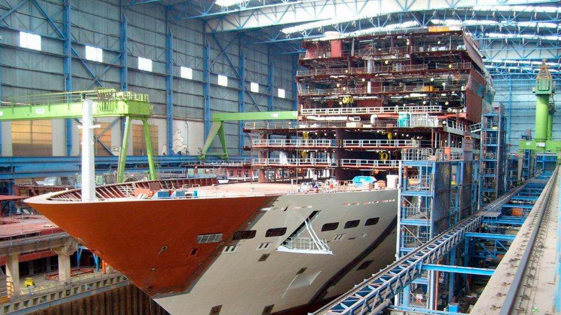 Meyer Werft - Die dicken Pötte von der Ems